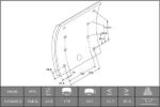 SET OF DRUM BRAKE LININGS